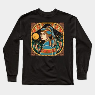 Girl with a Pearl Earring Long Sleeve T-Shirt